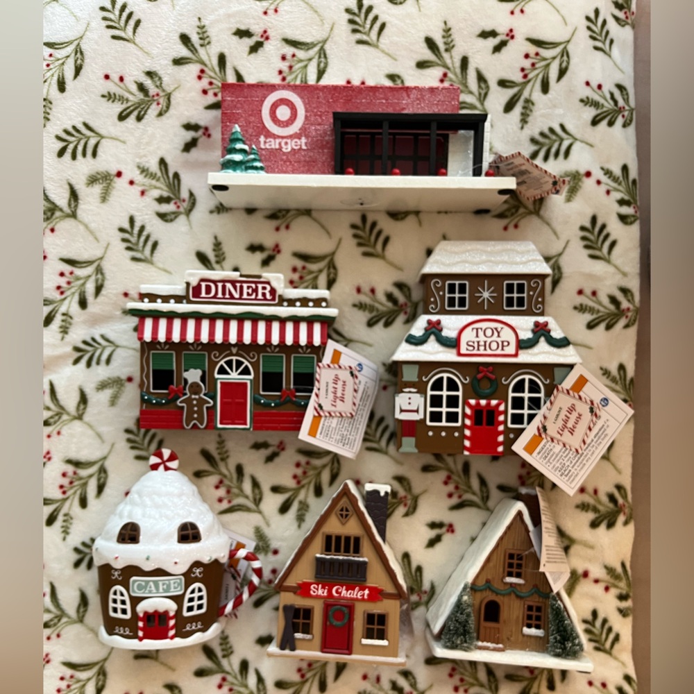 Target Bullseye Playground LED Christmas Village Set